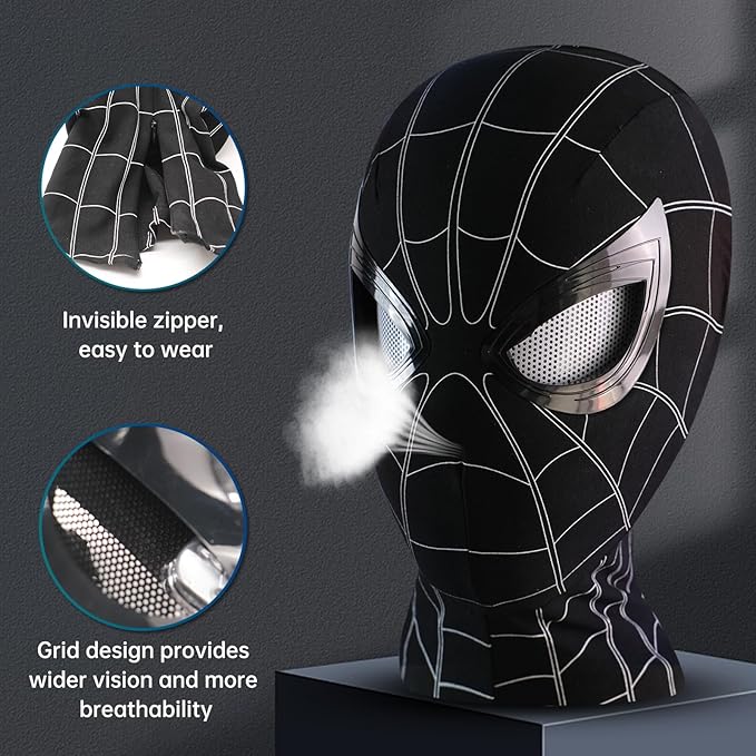 LED Spider-Man Mask ( BLACK )